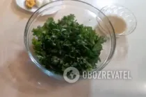Салат с языком без майонеза - Шаг 5 Салат с языком без майонеза - Шаг 5