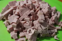 Оливье со свежим огурцом - Шаг 2 Оливье со свежим огурцом - Шаг 2