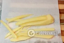 Картофель фри в духовке - Шаг 2 Картофель фри в духовке - Шаг 2