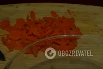 Салат с языком и кукурузой - Шаг 4 Салат с языком и кукурузой - Шаг 4