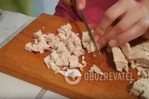 Оливье с кукурузой - Шаг 4 Оливье с кукурузой - Шаг 4