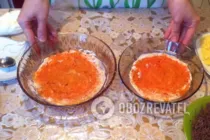 Салат с печенью и сыром - Шаг 5 Салат с печенью и сыром - Шаг 5