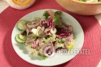 Салат с языком и сыром - Шаг 9 Салат с языком и сыром - Шаг 9