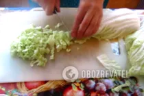 Салат из пекинской капусты с сыром - Шаг 1 Салат из пекинской капусты с сыром - Шаг 1