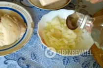 Салат "Невеста" с плавленым сыром - Шаг 3 Салат "Невеста" с плавленым сыром - Шаг 3