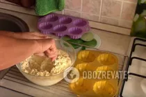 Творожные кексы с манкой - Шаг 5 Творожные кексы с манкой - Шаг 5