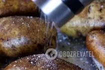 Картошка в фольге в мультиварке - Шаг 3 Картошка в фольге в мультиварке - Шаг 3