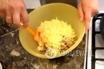 Салат с грибами и сыром - Шаг 6 Салат с грибами и сыром - Шаг 6