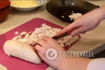 Салат с ананасом и курицей - Шаг 5 Салат с ананасом и курицей - Шаг 5