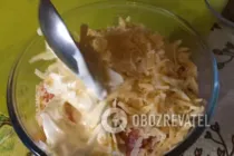 Салат с сыром и помидорами - Шаг 6 Салат с сыром и помидорами - Шаг 6