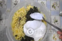 Салат с сыром и курицей - Шаг 6 Салат с сыром и курицей - Шаг 6