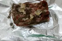 Шпондер запеченный в фольге - Шаг 4 Шпондер запеченный в фольге - Шаг 4
