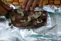 Шпондер запеченный в фольге - Шаг 5 Шпондер запеченный в фольге - Шаг 5