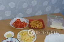 Салат с сухариками - Шаг 1 Салат с сухариками - Шаг 1