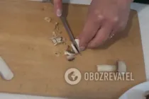 Салат с ананасами и грибами - Шаг 1 Салат с ананасами и грибами - Шаг 1