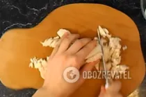Салат з ананасами і філе - Крок 2 Салат з ананасами і філе - Крок 2