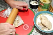 Салат з пекінською капустою і ананасами - Крок 4 Салат з пекінською капустою і ананасами - Крок 4