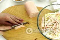 Салат с сухариками и кукурузой - Шаг 3 Салат с сухариками и кукурузой - Шаг 3