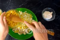 Салат з ананасами і філе - Крок 5 Салат з ананасами і філе - Крок 5
