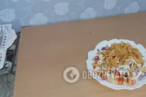 Салат с сухариками - Шаг 6 Салат с сухариками - Шаг 6
