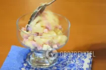 Салат с ананасами и ветчиной - Шаг 6 Салат с ананасами и ветчиной - Шаг 6