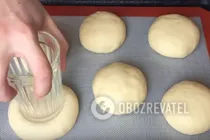 Ватрушки с творогом и изюмом - Шаг 6 Ватрушки с творогом и изюмом - Шаг 6