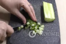 Салат с кукурузой - Шаг 2 Салат с кукурузой - Шаг 2