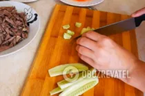 Салат с кукурузой и сердцем - Шаг 3 Салат с кукурузой и сердцем - Шаг 3