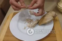 Салат с грибами и ананасами - Шаг 3 Салат с грибами и ананасами - Шаг 3
