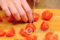 Салат с креветками и кальмарами - Шаг 4 Салат с креветками и кальмарами - Шаг 4