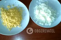 Салат с грибами и курицей - Шаг 3 Салат с грибами и курицей - Шаг 3