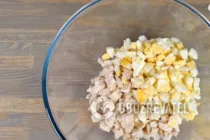 Салат с грибами и кукурузой - Шаг 5 Салат с грибами и кукурузой - Шаг 5