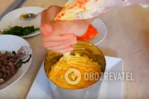 Салат с кукурузой и сердцем - Шаг 7 Салат с кукурузой и сердцем - Шаг 7