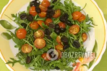 Салат с креветками и рукколой - Шаг 7 Салат с креветками и рукколой - Шаг 7