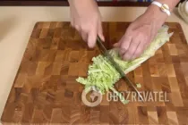 Салат с кукурузой и пекинской капустой - Шаг 6 Салат с кукурузой и пекинской капустой - Шаг 6