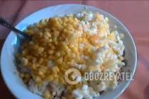Салат з кукурудзи і кальмарів - Крок 6 Салат з кукурудзи і кальмарів - Крок 6