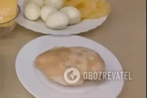 Салат с грибами и ананасами - Шаг 1 Салат с грибами и ананасами - Шаг 1