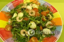 Салат с креветками и рукколой - Шаг 8 Салат с креветками и рукколой - Шаг 8