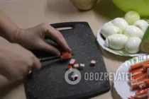Салат с кукурузой - Шаг 1 Салат с кукурузой - Шаг 1