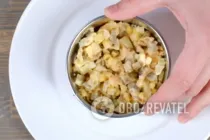 Салат с грибами и кукурузой - Шаг 8 Салат с грибами и кукурузой - Шаг 8