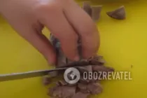 Салат с грибами и языком - Шаг 3 Салат с грибами и языком - Шаг 3