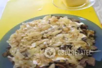 Салат с грибами и языком - Шаг 6 Салат с грибами и языком - Шаг 6