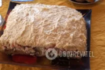Салат з грибами і шинкою - Крок 7 Салат з грибами і шинкою - Крок 7
