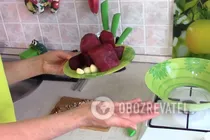 Салат з горіхами та буряком - Крок 1 Салат з горіхами та буряком - Крок 1