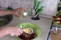 Салат з горіхами та буряком - Крок 5 Салат з горіхами та буряком - Крок 5