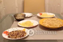 Салат з волоськими горіхами - Крок 6 Салат з волоськими горіхами - Крок 6