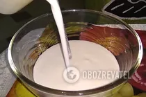 Яблочный пирог на кефире - Шаг 2 Яблочный пирог на кефире - Шаг 2