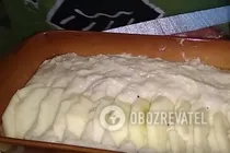 Яблочный пирог на кефире - Шаг 7 Яблочный пирог на кефире - Шаг 7