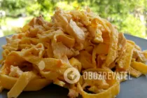 Салат з куркою і омлетом - Крок 8 Салат з куркою і омлетом - Крок 8