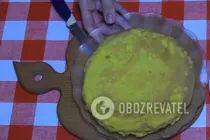 Салат с омлетом и свежим огурцом - Шаг 2 Салат с омлетом и свежим огурцом - Шаг 2